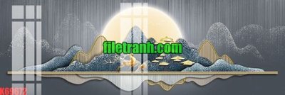 Hình ảnh file gốc in trần nhà File gốc in tranh nền tường tổng hợp K69672