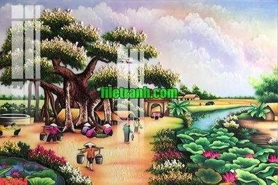 Download file File gốc in tranh nền tường tổng hợp K69864 (gốc) in mica đèn LED