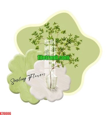 Hình ảnh file gốc in lụa File gốc in tranh nền tường tổng hợp K70006