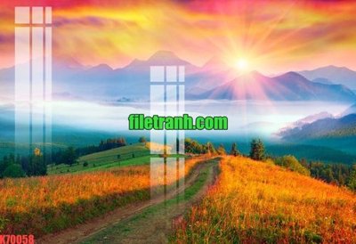 File tranh File gốc in tranh nền tường tổng hợp K70058 (gốc) in vải canvas