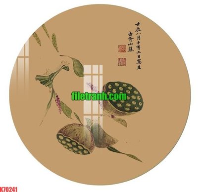 File tranh PSD File gốc in tranh nền tường tổng hợp K70241 chất lượng cao