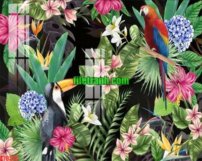 File tranh File gốc in tranh nền tường tổng hợp K70374 (gốc) chủ đề thành phố