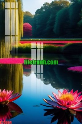 File ảnh File gốc in tranh nền tường tổng hợp K70664 (gốc) in PP, decal