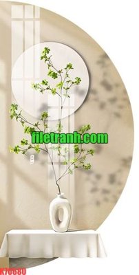 File tranh File gốc in tranh nền tường tổng hợp K70680 (bản gốc) in lụa 3D