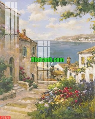 File tranh File gốc in tranh nền tường tổng hợp K70720 (gốc) in film