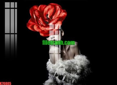 Download file gốc File gốc in tranh nền tường tổng hợp K70805 (in lụa) tranh 3D