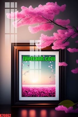 Download file gốc File gốc in tranh nền tường tổng hợp K70862 (in mica) 3D