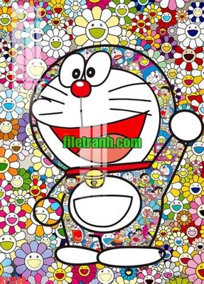 File gốc File gốc in tranh nền tường tổng hợp K71088 (cho in 3D) độc đáo