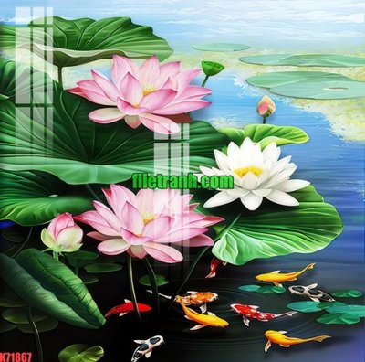 Ảnh gốc file in lụa File gốc in tranh nền tường tổng hợp K71867 chi tiết