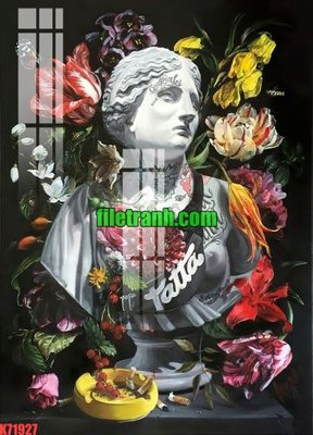 Tải file tranh gốc File gốc in tranh nền tường tổng hợp K71927 chất lượng cao