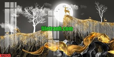 Tải file File gốc in tranh nền tường tổng hợp K72035 (gốc) làm file in ấn