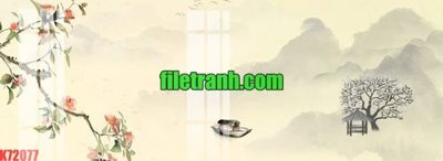 File PSD File gốc in tranh nền tường tổng hợp K72077 (bản gốc) độ phân giải cao