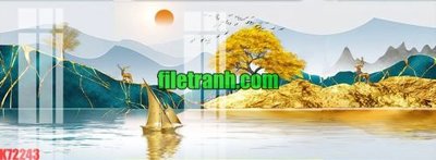 Ảnh gốc File gốc in tranh nền tường tổng hợp K72243 (độ nét cao) in mica