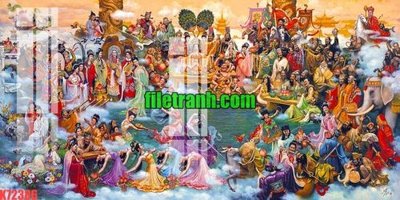 File ảnh File gốc in tranh nền tường tổng hợp K72386 (gốc) dùng in Pano