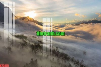 File gốc File gốc in tranh nền tường tổng hợp K72475 (vector) cho in ấn