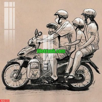 File in trần File gốc in tranh nền tường tổng hợp K72860 (bản gốc) đại dương