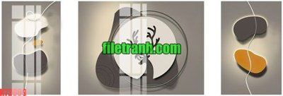 File gốc File gốc in tranh nền tường tổng hợp K72909 (in lụa) tranh phong thủy