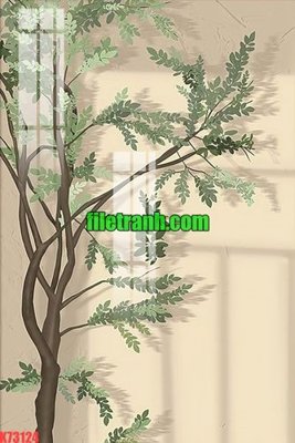File tranh gốc File gốc in tranh nền tường tổng hợp K73124 (bản quyền) file PSD