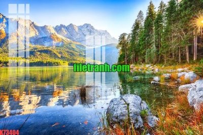 File tranh File gốc in tranh nền tường tổng hợp K73404 (ảnh gốc) in trần xuyên sáng