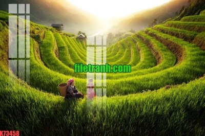 Download file gốc File gốc in tranh nền tường tổng hợp K73458 (in lụa) hoa lá