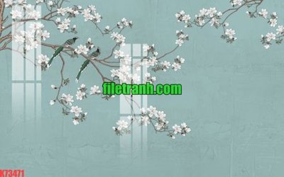 File in mica File gốc in tranh nền tường tổng hợp K73471 (bản gốc) sắc sảo