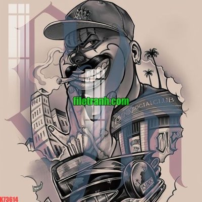 File gốc File gốc in tranh nền tường tổng hợp K73614 (in lụa) trang trí tường