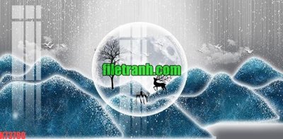 File gốc File gốc in tranh nền tường tổng hợp K73780 (PSD/TIFF) độ phân giải cao