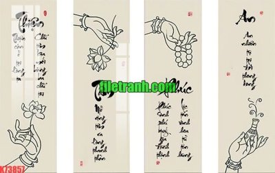 File gốc in tráng gương File gốc in tranh nền tường tổng hợp K73857 chi tiết