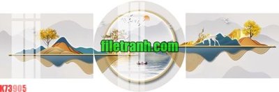 File gốc File gốc in tranh nền tường tổng hợp K73905 (cho in ấn) từ kho Filetranh