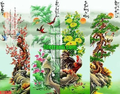 File gốc in ấn File gốc in tranh nền tường tổng hợp K73938 độ phân giải cao