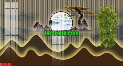 Ảnh gốc File gốc in tranh nền tường tổng hợp K74049 (siêu chi tiết) để in ấn