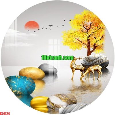 File in ấn File gốc in tranh nền tường tổng hợp K74124 (bản gốc) sắc nét
