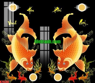 Hình ảnh file gốc in lụa File gốc in tranh nền tường tổng hợp K74536