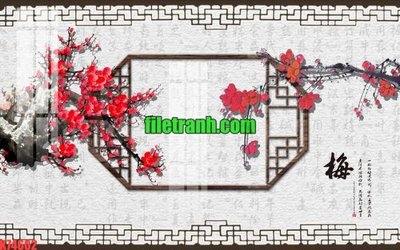 File in trần File gốc in tranh nền tường tổng hợp K74602 (file gốc) hoa văn 3D