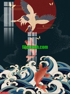 Download file gốc File gốc in tranh nền tường tổng hợp K74606 (in lụa) nghệ thuật