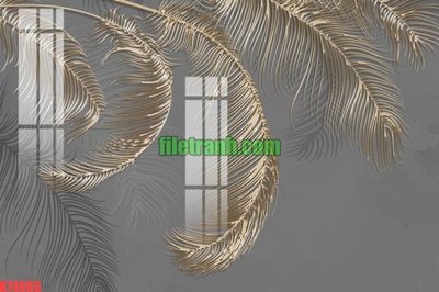 Download file gốc File gốc in tranh nền tường tổng hợp K74666 (in mica) 3D