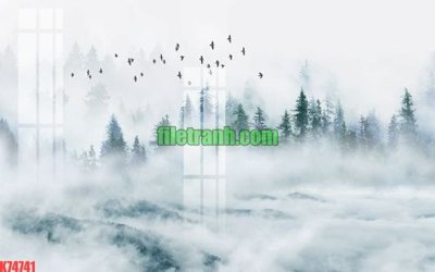 File PSD File gốc in tranh nền tường tổng hợp K74741 (gốc) cho designer