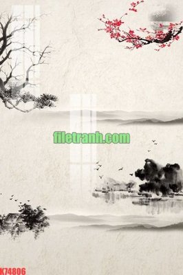 Download file gốc File gốc in tranh nền tường tổng hợp K74806 (in lụa) tranh 3D