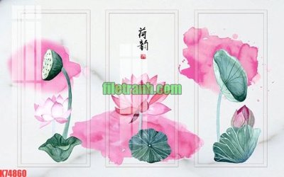 File tranh trang trí File gốc in tranh nền tường tổng hợp K74860 (tải file gốc)