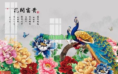 Tải file File gốc in tranh nền tường tổng hợp K74885 (PSD) cho in ấn quảng cáo