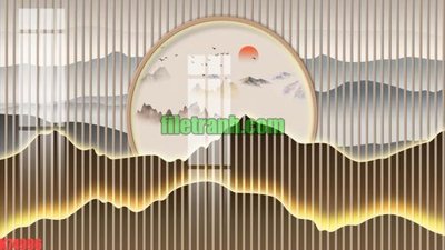 File gốc File gốc in tranh nền tường tổng hợp K74996 (cho in 3D) độc đáo