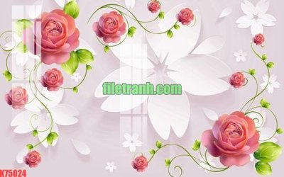 File gốc File gốc in tranh nền tường tổng hợp K75024 (ảnh chi tiết) để in lụa