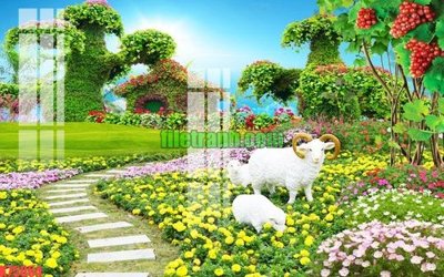 Tải về hình ảnh gốc File gốc in tranh nền tường tổng hợp K75064 sắc nét