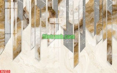 File tranh File gốc in tranh nền tường tổng hợp K75140 (gốc) in film