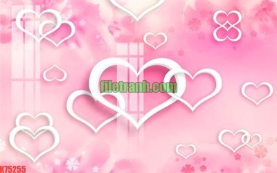 File tranh gốc File gốc in tranh nền tường tổng hợp K75255 (bản quyền) độc đáo