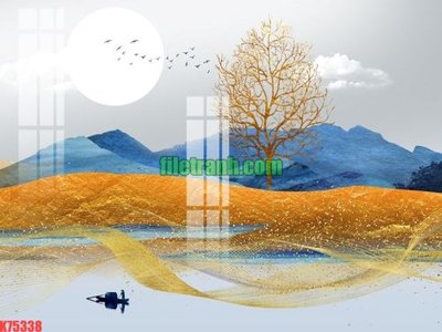 Chi tiết file ảnh File gốc in tranh nền tường tổng hợp K75338 sắc nét