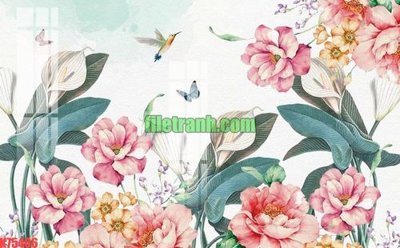 Ảnh gốc File gốc in tranh nền tường tổng hợp K75406 (độ nét cao) in mica