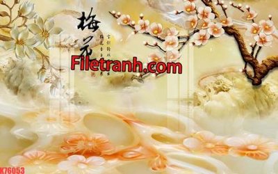 File gốc in ấn File tranh gốc dán tường hươu nai sừng K76053 (sẵn sàng tải về)