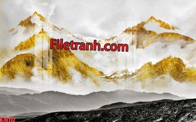 Mua file tranh gốc File tranh gốc dán tường hươu nai sừng K76112 tại Filetranh.com