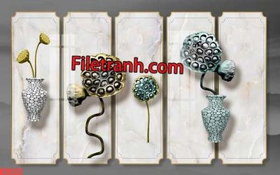 File gốc File tranh gốc dán tường hươu nai sừng K76122 (in lụa) tranh thuận buồm